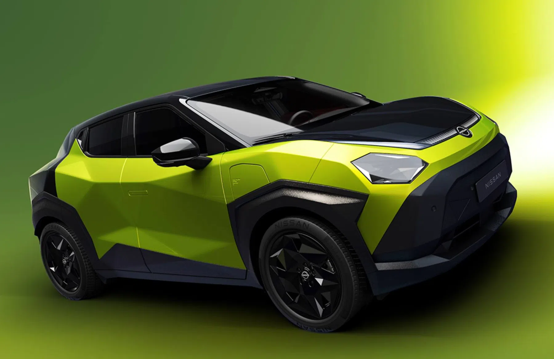 Nissan Juke EV 3/4 voor